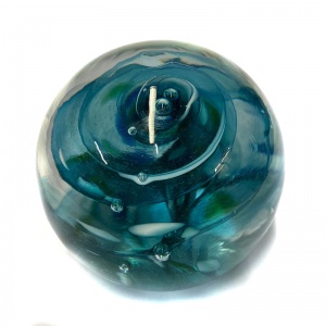 Paperweight Teal hand made